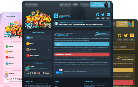 Product previews collage